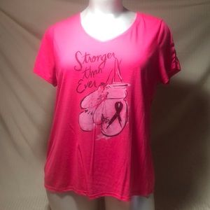 Size 18/20 Lane bryant breast cancer top